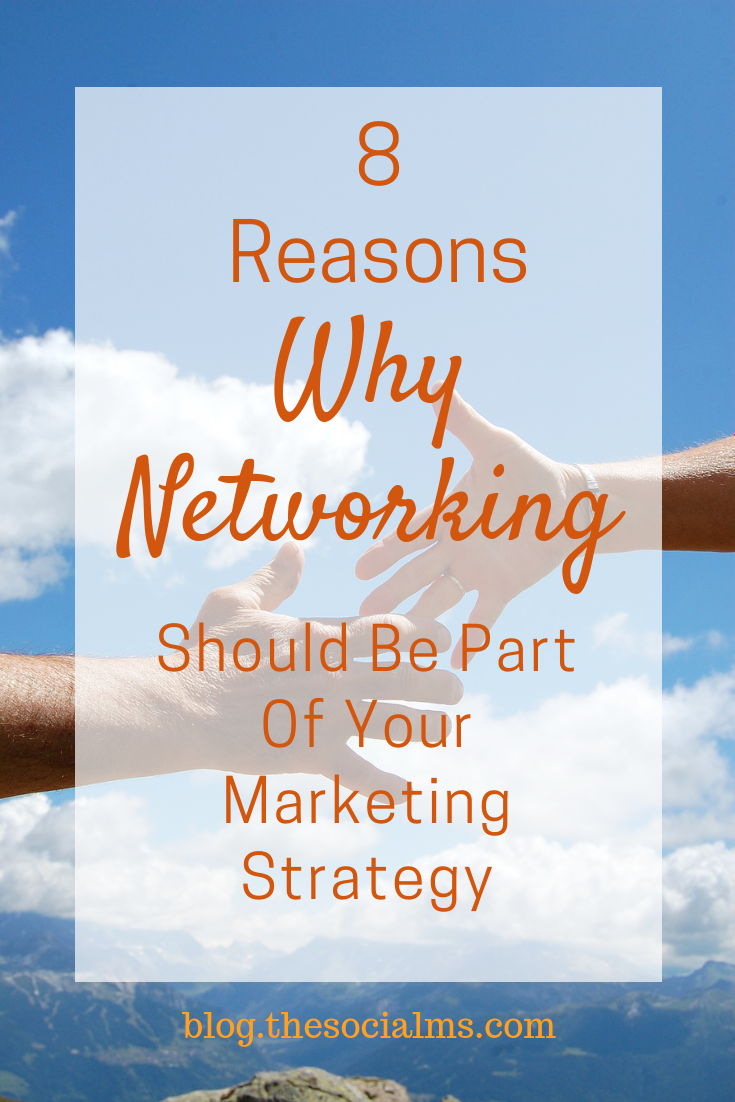 Never underestimate the marketing power of an active, trusting and growing network. Here are the 8 ways networking will help with your marketing. build your business, blogger relations, blogging business #bloggingtips #networking #businessrelationships #buildyourempire #onlinebusiness