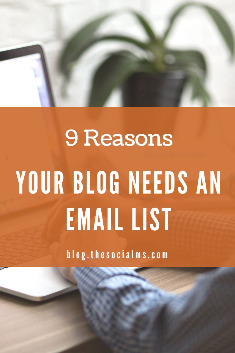 Email is not an option that you can choose. Email is your best chance of ever turning your blog into more than a hobby. If you want to take blogging seriously you need to grow your email list and start to send newsletters to your subscribers. Here is why your blog needs an email list. #emailmarketing #salesfunnel #leadgeneration #bloggingbusiness #onlinebusiness #bloggingtips #blogging101 #startablog