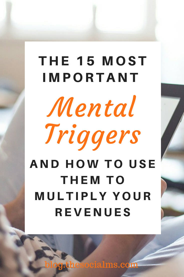 Why do some stories sell like hell and others die a quick death? The answer is mental triggers. What are mental triggers? Human actions are sparked by feelings and emotions. These feelings or emotions can be invoked by certain triggers that can be used for exactly that purpose. Here are the most important mental triggers you should know. #leadgeneration #conversionoptimization #conversionrates #makemoneyblogging #bloggingformoney