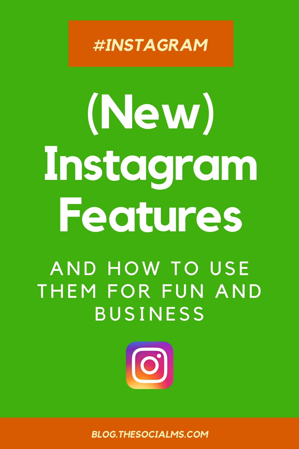 Whatever you plan on doing with your Instagram, be aware of the various features and options that you have with Instagram. Try different types of posts and stories with the Instagram features you can use. Boost your Instagram success and update your Instagram strategy with new features. #instagram #instagramfeatures #featuresforinstagram #instagramtips #instagrammarketing #instagramhacks #instagrambestpractices