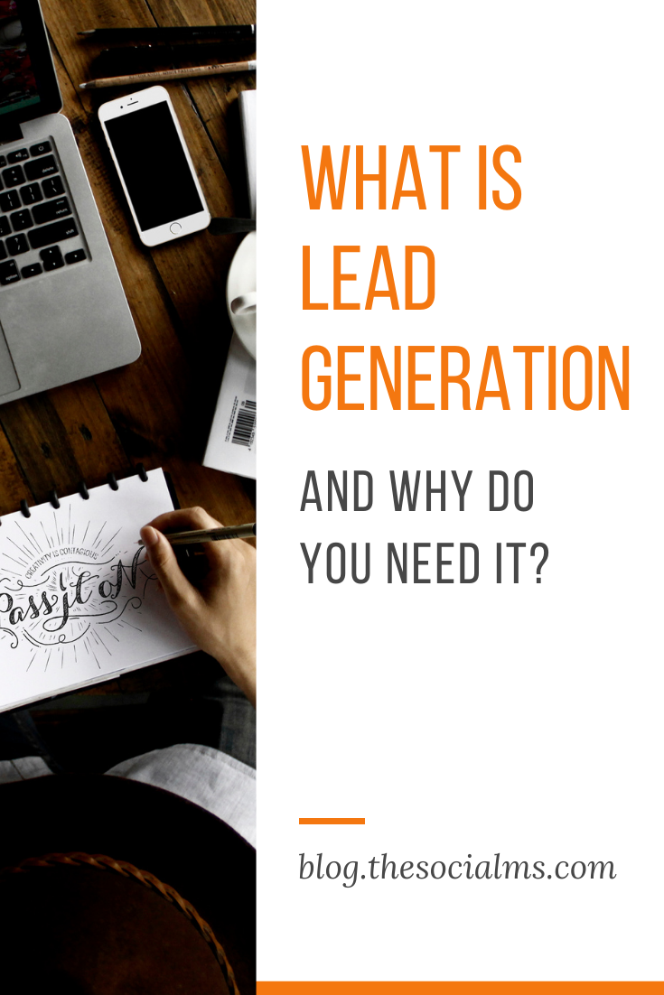Generating leads is a crucial step in your online business. Lead generation turns website visitors into prospects - and eventually help you make a sale. Here is what you need to know about lead generation for online businesses. #leadgeneration #generateleads #salesfunnel #listbuilding