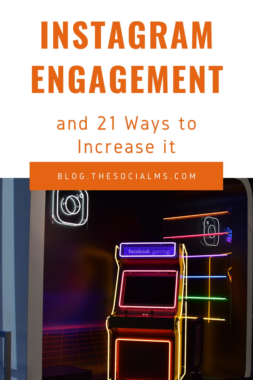 Like most social networks, Instagram uses an algorithm to decide how much reach and visibility an Instagram post gets. One major factor that influences how your Instagram posts are ranked in the Instagram algorithm is the Instagram engagement that you achieve with your activity on Instagram. Here are 21 ideas to increase your instagram engagement. #instagram #instagramtips #instagramengagement #instagrammarketing #instagramsuccess